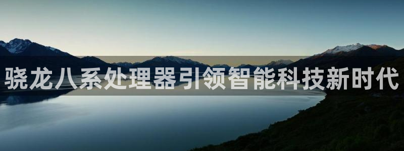 狗子282登录地址：骁龙八系处理器引领智能科技新时代
